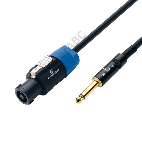 Soundsation WM-PCSJ10 - Wiremaster hangfalkábel: Speakon-6.3mm Jack MONO / 1x2.5 mm2 / 10m