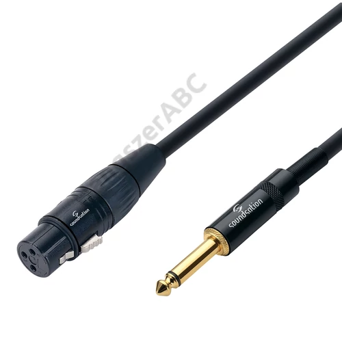 Soundsation WM-PCXFJ10 - Wiremaster hangfalkábel: XLR(mama)-6.3mm Jack MONO / 1x2.5 mm2 / 10m