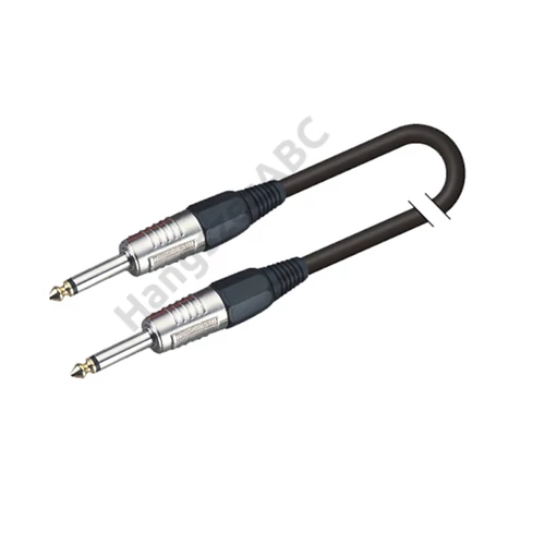 Soundsation BICJJ-9BK - Aszimmetrikus hangszerkábel: 6.3mm Jack MONO - 6.3mm Jack MONO / 9m
