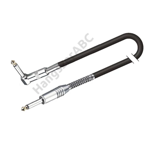 Soundsation MICJJP-6BK - Aszimmetrikus hangszerkábel: 6.3mm Jack MONO - 6.3mm pipa Jack MONO / 6m