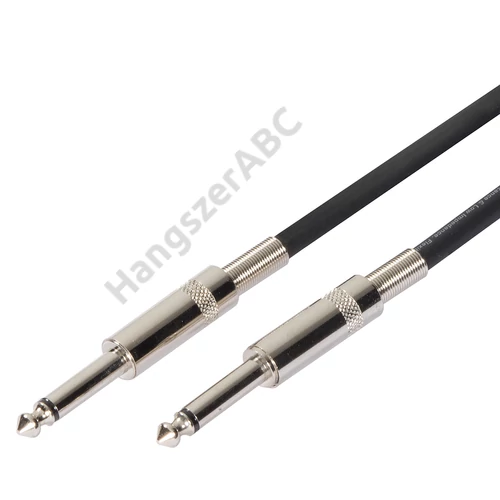 Soundsation EICJJ-6BK - Aszimmetrikus hangszerkábel: 6.3mm Jack MONO - 6.3mm Jack MONO / 6m