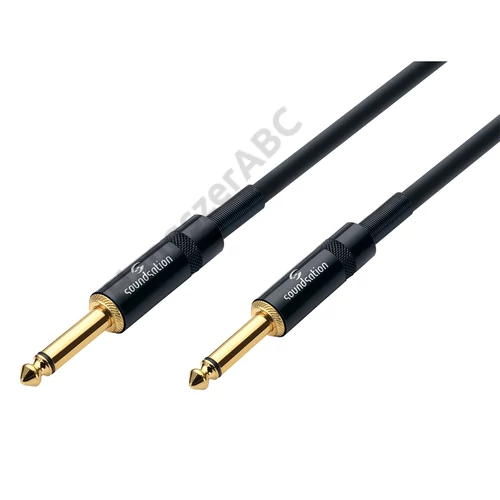 Soundsation WM-ICJJ3 - Wiremaster aszimmetrikus hangszerkábel: 6.3mm Jack MONO-6.3mm Jack MONO / 3m