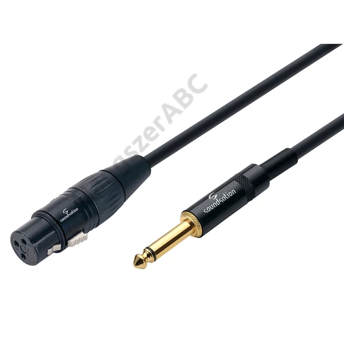 Soundsation WM-UXFJ20 - Wiremaster szimmetrikus mikrofonkábel: XLR(mama)-6.3mm Jack MONO / 20m