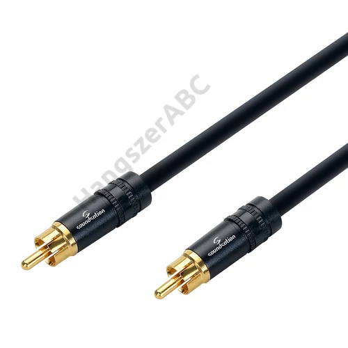 Soundsation WM-PRCA09 - Wiremaster aszimmetrikus patch kábel: RCA-RCA / 0.9m