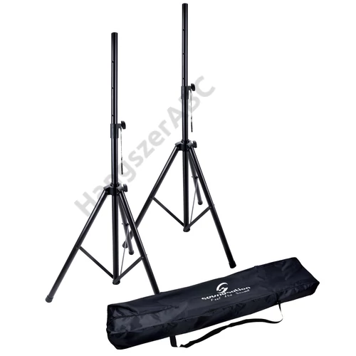 Soundsation SPST-SET-AIR-BK - Légrugós hangfal állvány  szett hordozó tokkal