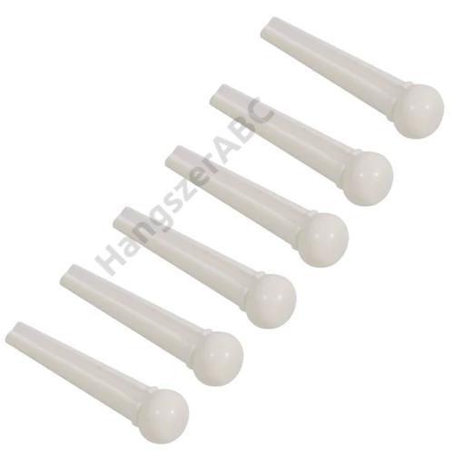 2087 - Fehér gitártüske (50 db-os kiszerelés)