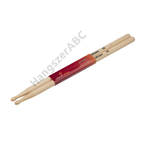 Soundsation SD-5BW - Juhar dobverő pár, 5b fa véggel