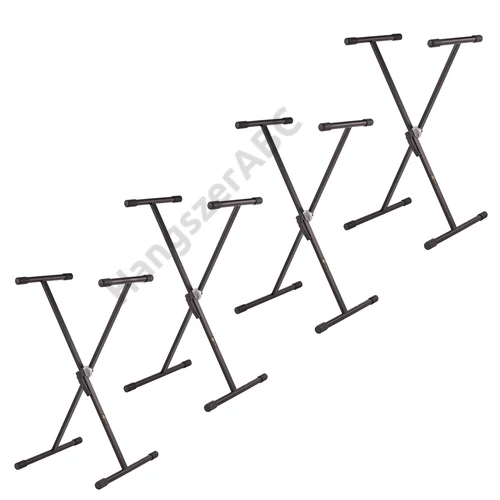 Soundsation KS-20-4pack - Szimpla billentyűs állvány "easy adjust" mechanizmussal - 4 db os kiszerelés