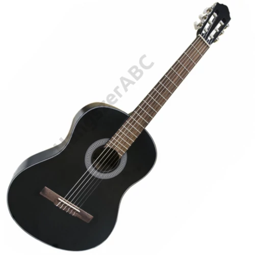 Flight C-100 BLK, 4/4-es fekete klasszikus gitár