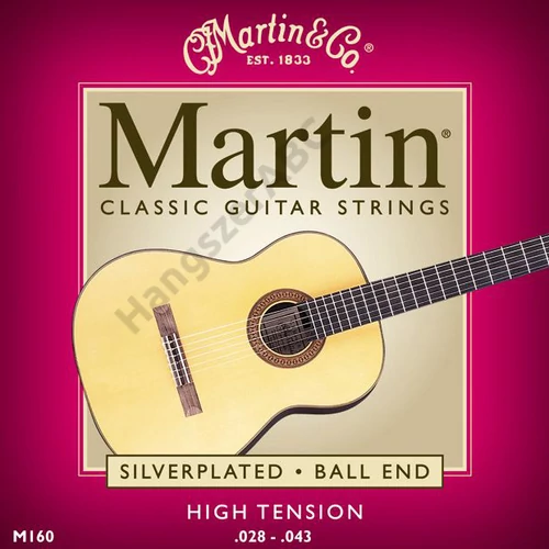 Martin M-160 húr, klasszikus, Silverplated, Ball End