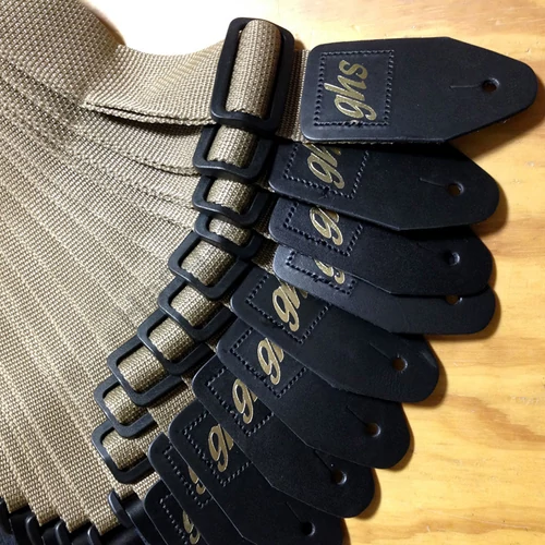 GHS A8BEIG gitár heveder, nylon, bézs