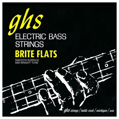 GHS L3075 el.basszushúr - BriteFlats, Light, 45-98