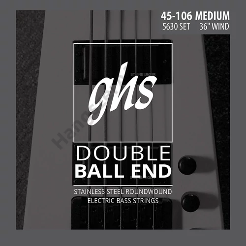 GHS M5630 el.basszushúr - Double Ball End, Medium 45-106