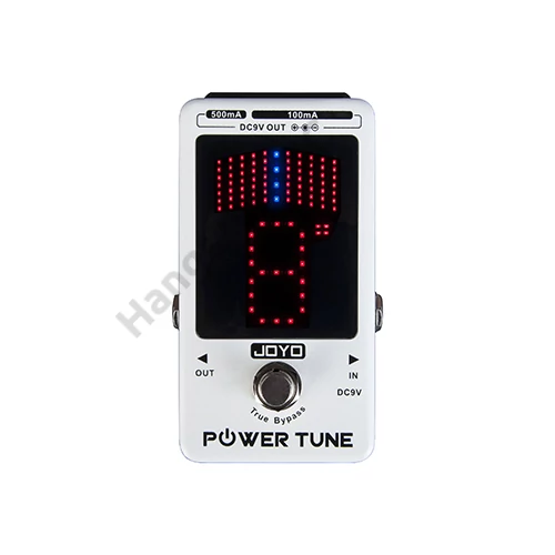 Joyo Power Tune kromatikus hangoló pedál és táp elosztó