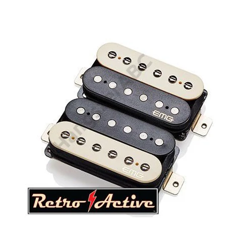 EMG Fat 55 Set -5969- Gitár pickup szett, zebra, Retro Active