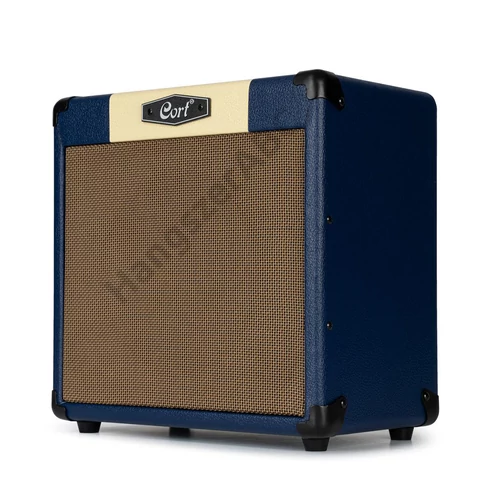 Cort CM15R-DB gitárerősítő zengetővel, 15 Watt, sötétkék