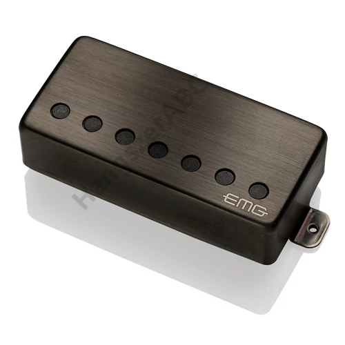 EMG 57-7H BrBlackChrome Humbucking gitár pickup, 7 húroshoz, szálhúzott fekete króm