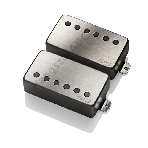 EMG 57TW-66TW Set BChrome Humbucking gitár pickup szett, szálhúzott fekete króm