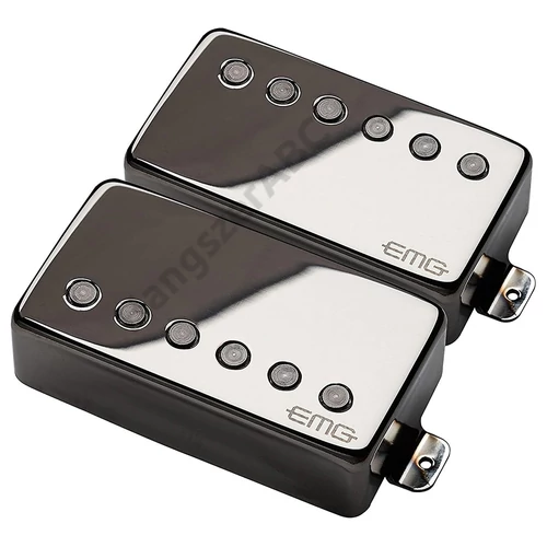 EMG 57-66-LS Set BlackChrome Humbucking gitár pickup szett, fekete króm, long shaft