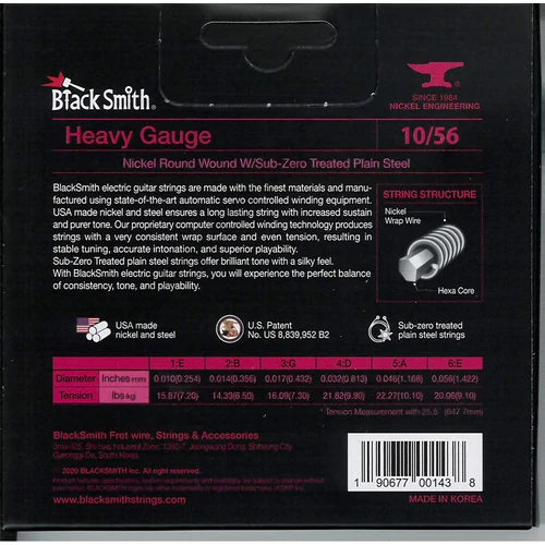 BlackSmith Electric, Heavy 10-56 húr