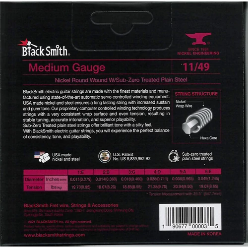 BlackSmith Electric, Medium 11-49 húr