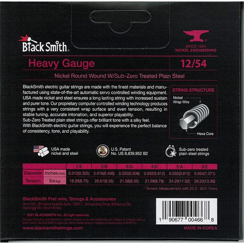 BlackSmith Electric, Heavy 12-54 húr