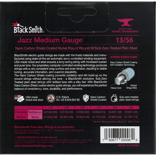 BlackSmith AOT Electric, Jazz Medium 13-56 húr