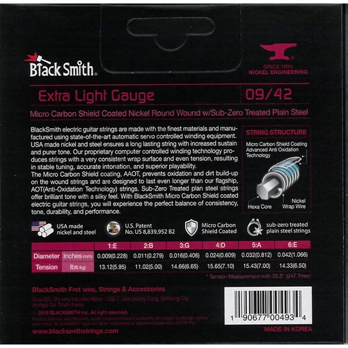 BlackSmith AAOT Electric, Extra Light 09-42 húr