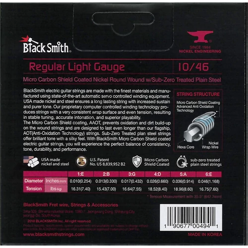 BlackSmith AAOT Electric, Regular Light 10-46 húr
