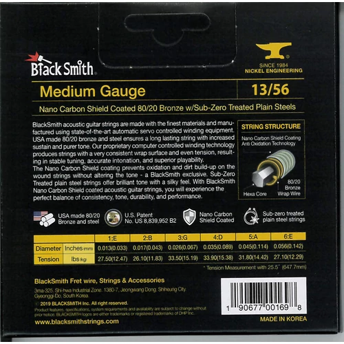 BlackSmith AOT Acoustic Bronze, Medium 13-56 húr