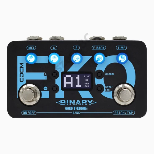 Hotone BDL-1 Binary Eko, delay effekt modellező pedál