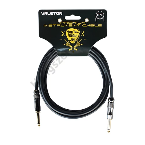 Valeton VGC-3 premium hangszerkábel, 3 m, fekete