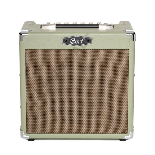Cort CM15R-PG gitárerősítő zengetővel, 15 Watt, pasztell zöld