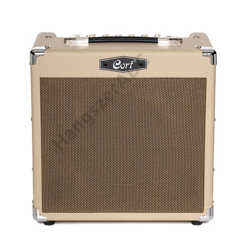 Cort CM15R-WTS gitárerősítő zengetővel, 15 Watt, világos homok