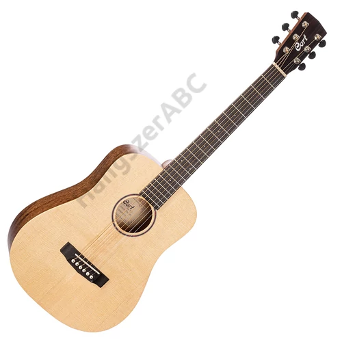 Cort EarthMini-OP with bag mini akusztikus gitár, tokkal, natúr
