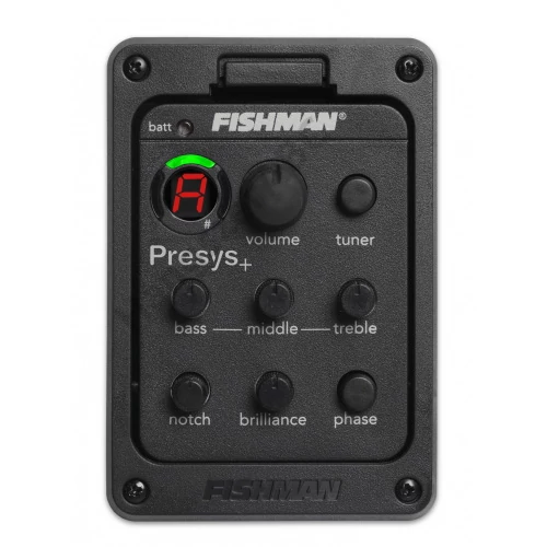 Fishman Presys+ előerősítő, hangolós, Sonicore PU