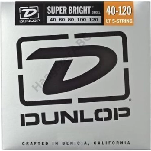 Dunlop DBSBS40120 Stainless Steel Bass Guitar Strings, Light