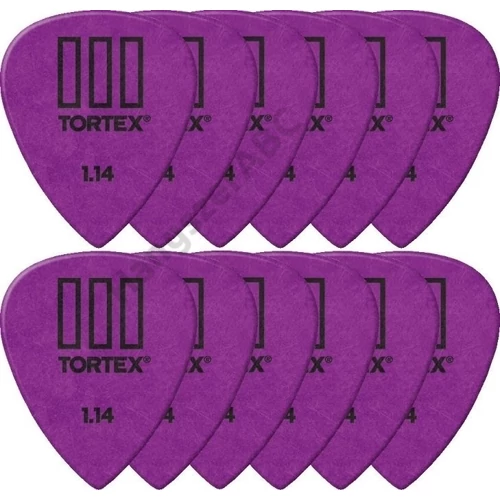 Dunlop 462P 1.14 Tortex TIII Player Pack