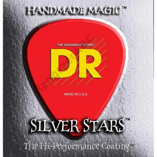 DR Strings SIE-10 Silver Stars Medium