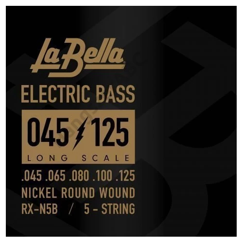 LaBella RX-N5B Bass RX Nickel-Plated 45-65-80-100-125