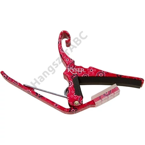 Kyser Capo Quick-Change Acoustic Red Bandana