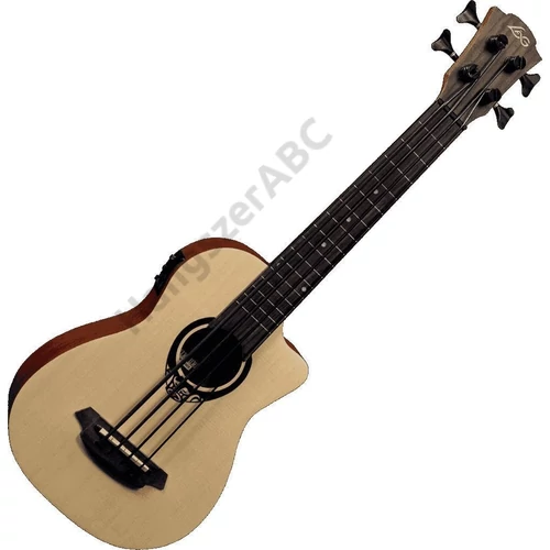 LAG TKB-150CE Tiki Uku Mini Bass Cutaway Acoustic Electric