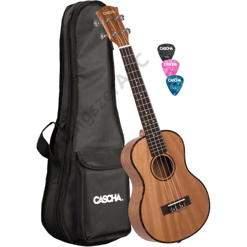 Cascha HH 2048 Premium Mahogany Tenor Ukulele Set