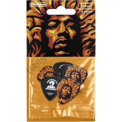 Dunlop Jimi Hendrix Guitar Picks VD Fire 6 Pack