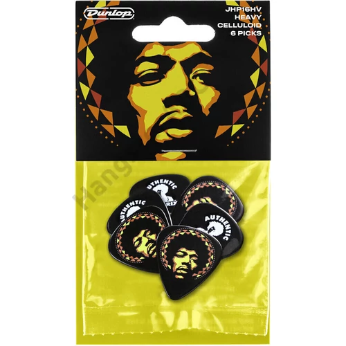 Dunlop Jimi Hendrix Guitar Picks Aura 6 Pack