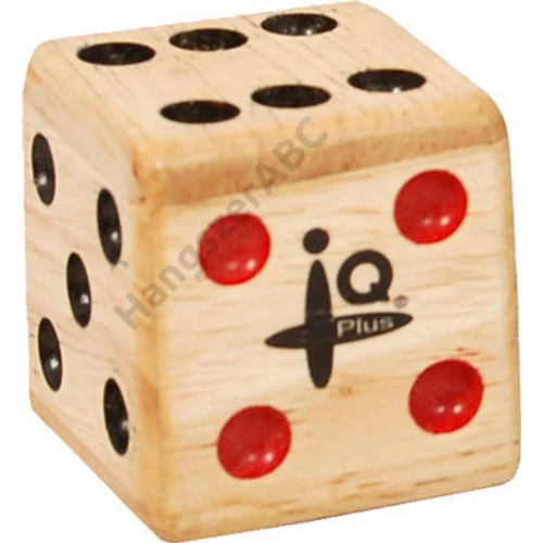 IQ Plus Small Wooden Dice Shaker