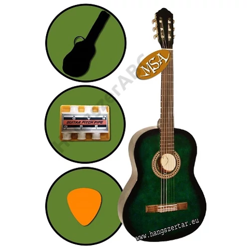 MSA CK-130, 4/4-es klasszikus gitár szett
