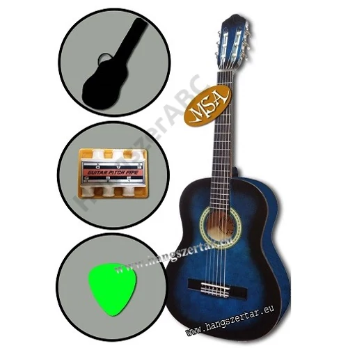 MSA J-2 L, 1/2-es balkezes klasszikus gitár szett