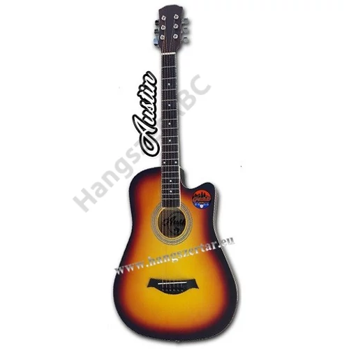 AUSTIN AW-38 SB, 3/4-es cutaway akusztikus gitár