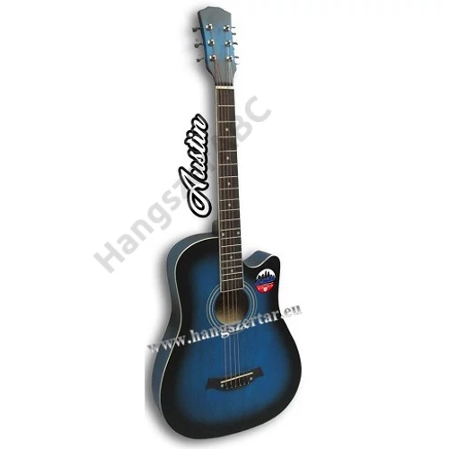 AUSTIN AW-38 BL – 3/4-es cutaway akusztikus gitár